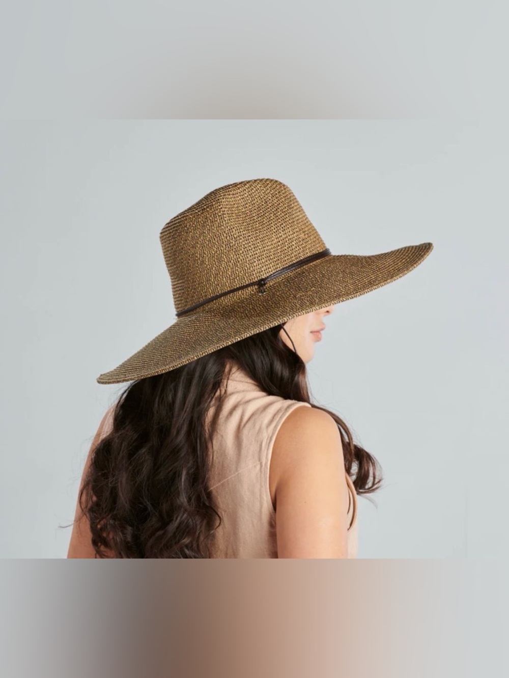 NWT San Diego Hat Company El Campo 5" Brim Sun Hat - Unisex Medium - Picture 5 of 9